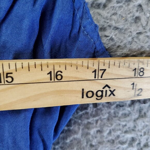 Sakkas Dress Womens Small Blue Boho Embroidered Sleeveless Handkerchief *NWT* - Picture 8 of 12